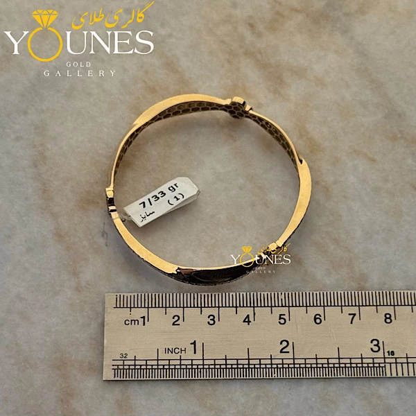 النگو طلا ونکلیف تراش دار